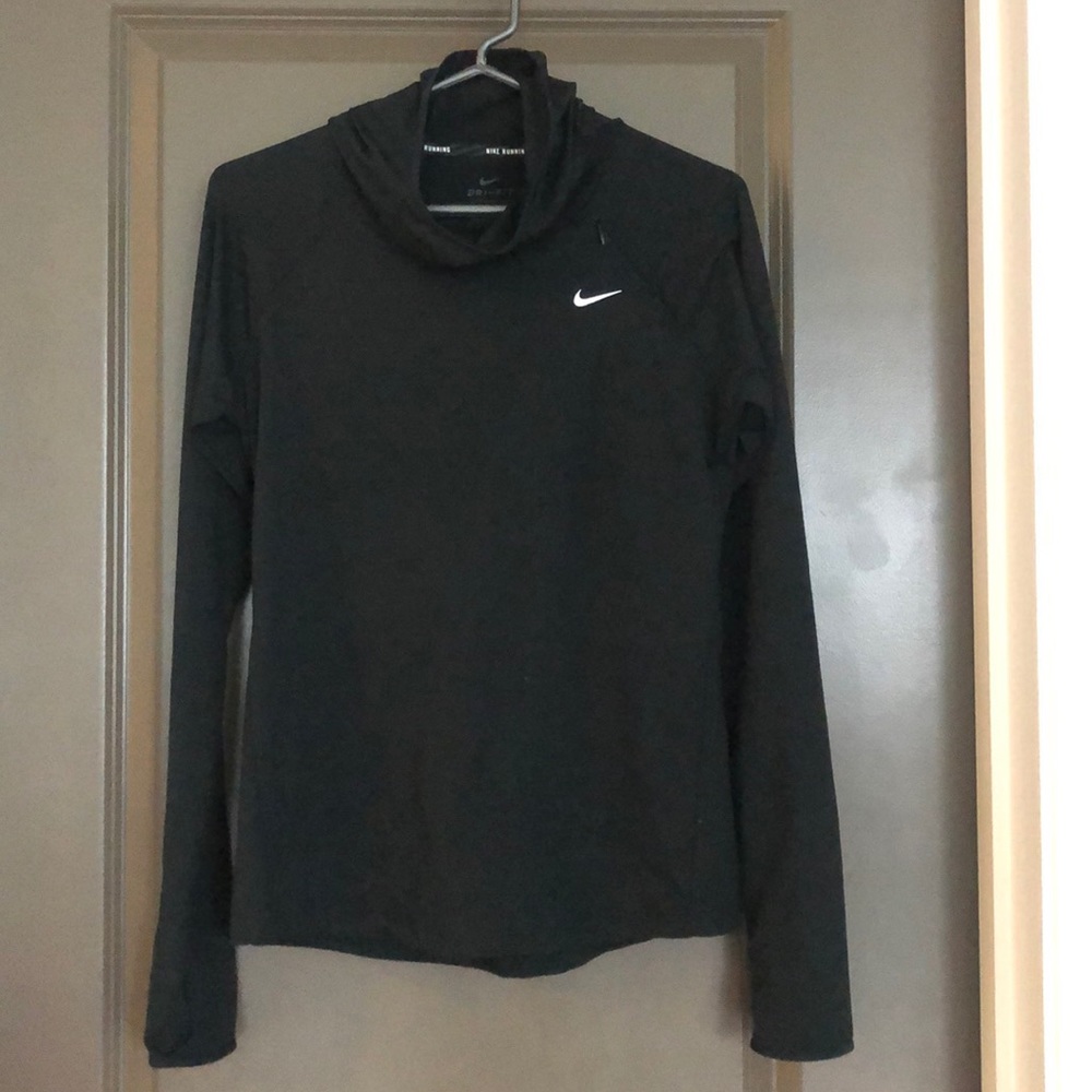 Black Nike running hoodie dri fit small workout